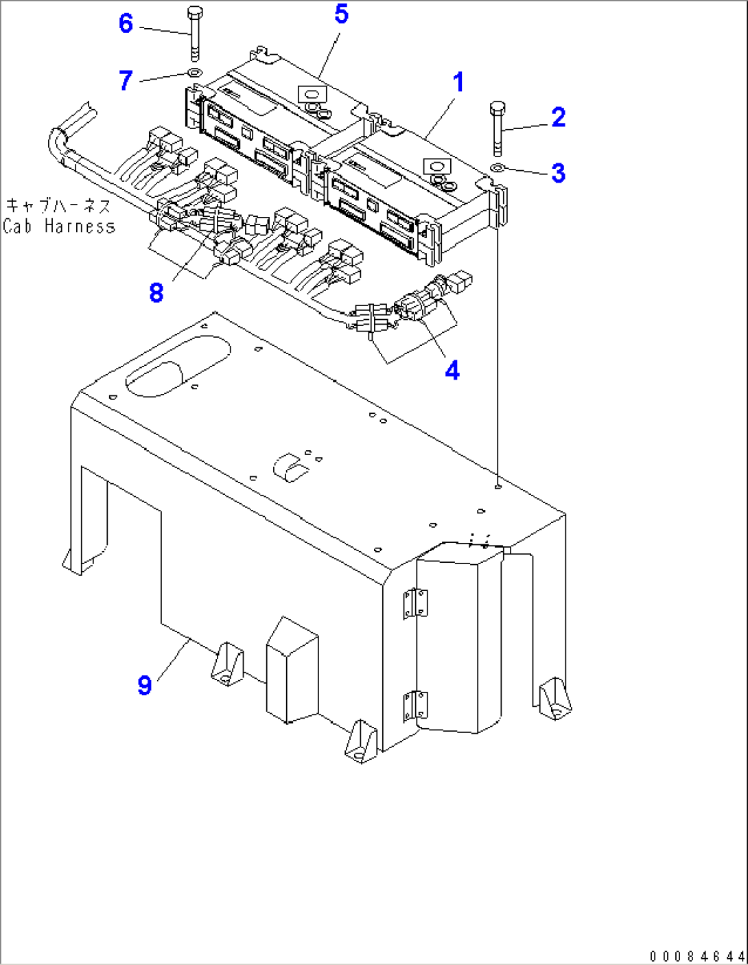 CAB ELECTRICAL (TRANSMISSION CONTROLLER AND BRAKE CONTROLLER)