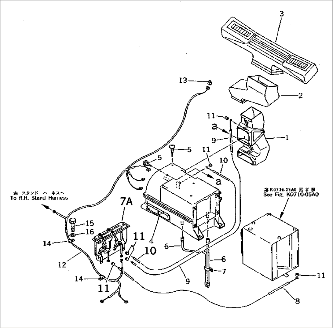 AIR CONDITIONER (AIR DUCT AND HARNESS)(#20001-20178)