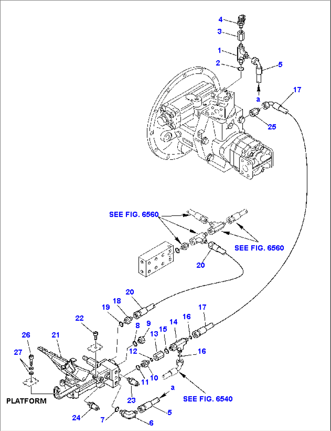 HYDRAULIC PIPING (BRAKE LINE) (1/3)