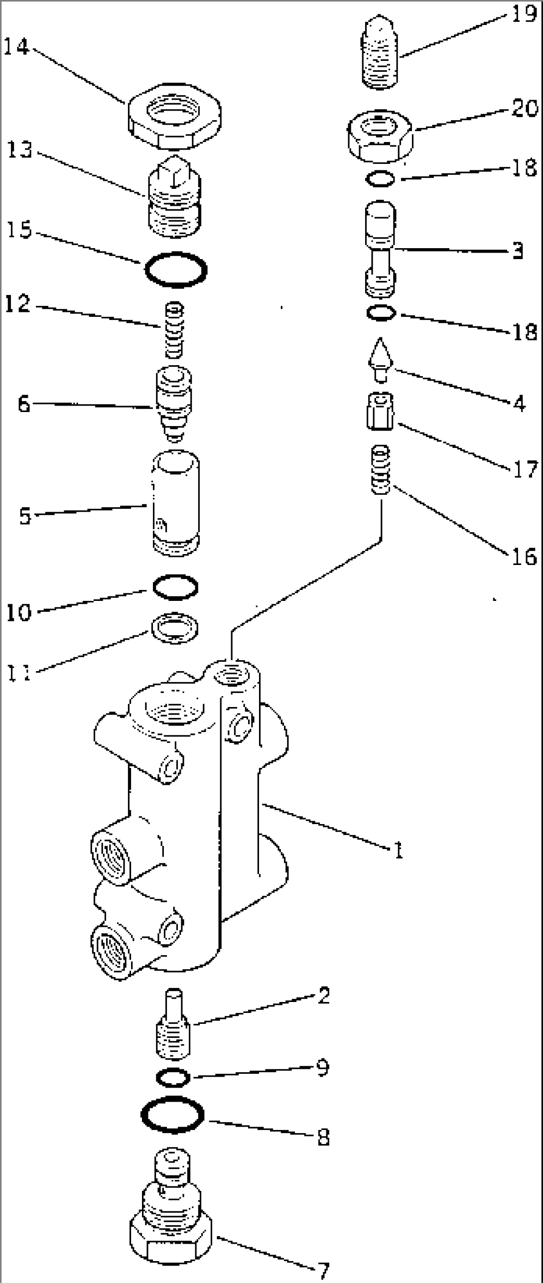 PILOT CHECK VALVE (FOR SCARIFIER)(#50002-50610)