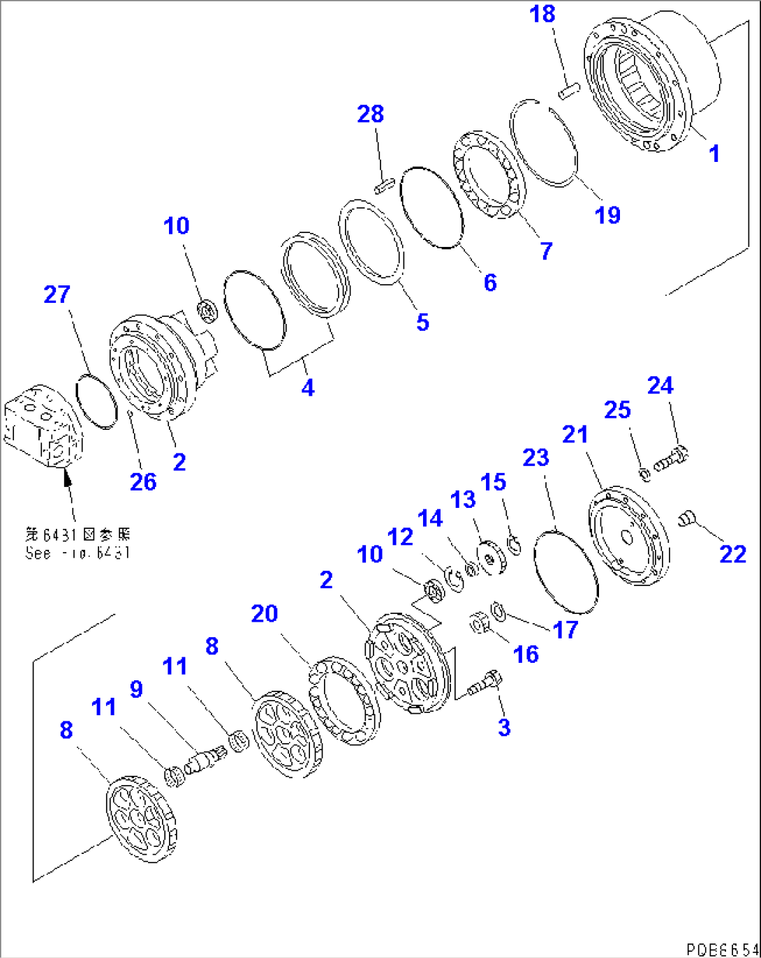 TRAVEL MOTOR (3/3)