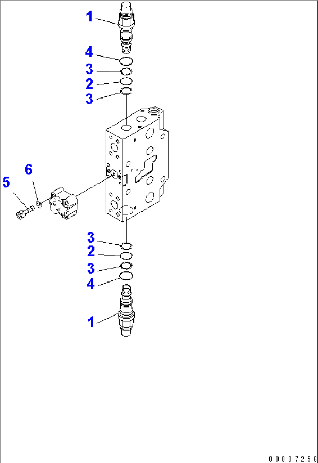 SERVICE VALVE (FOR 2-ACTUATOR) (2/3)