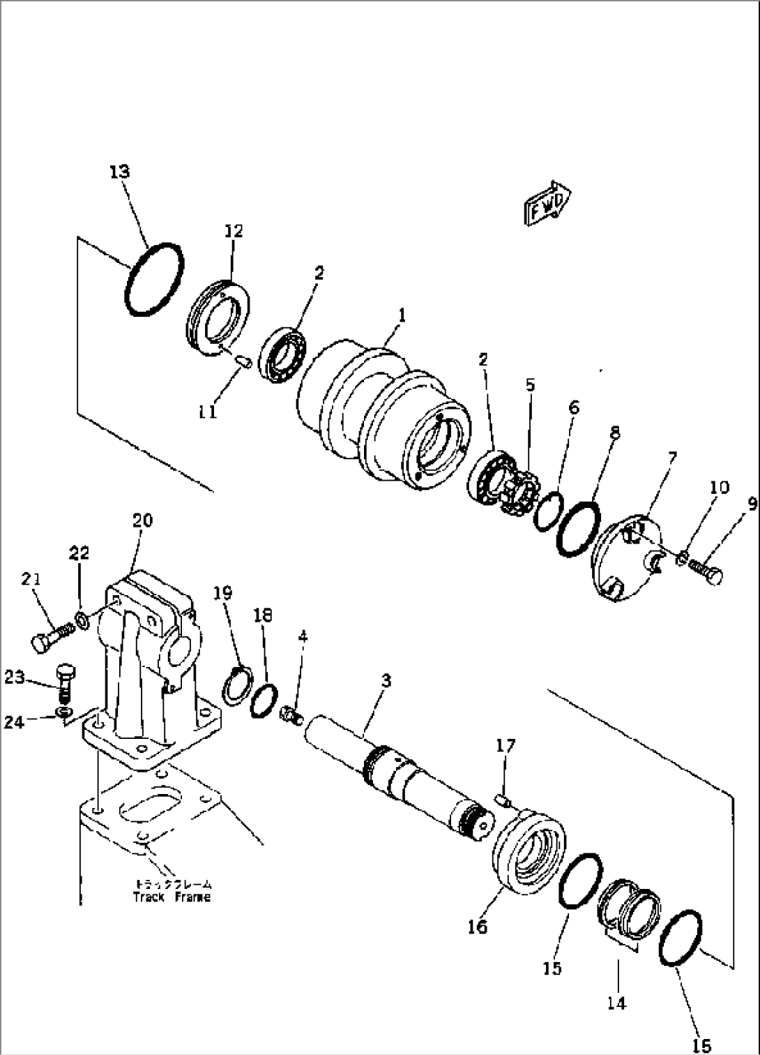 CARRIER ROLLER(#35001-)