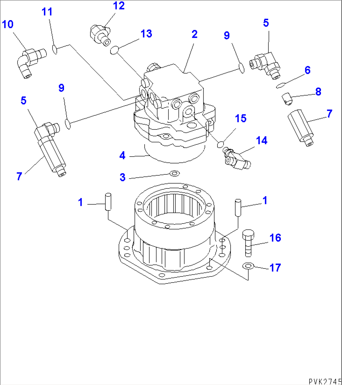 SWING MACHINERY (MOUNTING PART)