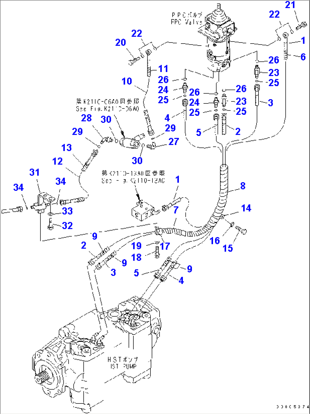 FLOOR FRAME (HST P.P.C PIPING)(#1209-1499)