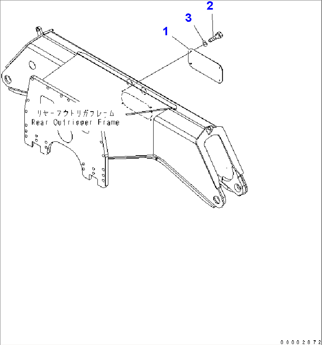 OUTRIGGER CYLINDER (FOR REAR OUTRIGGER)