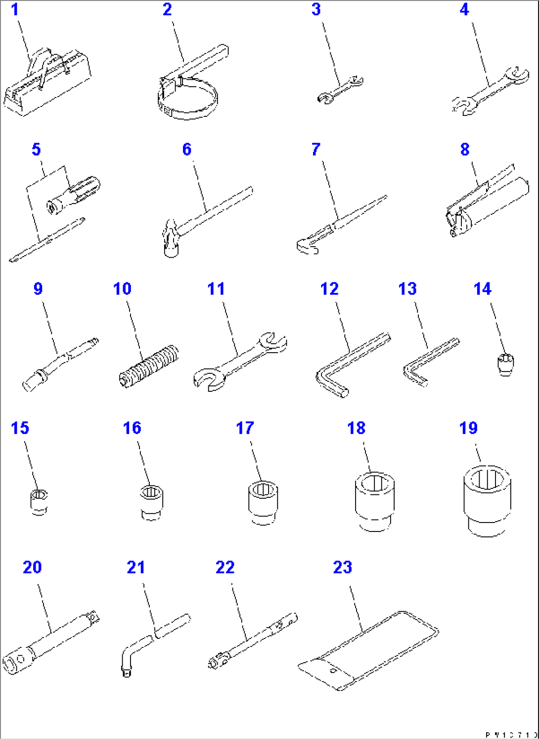 TOOL (FOR POWER PULL UP WINDOW TYPE CAB)