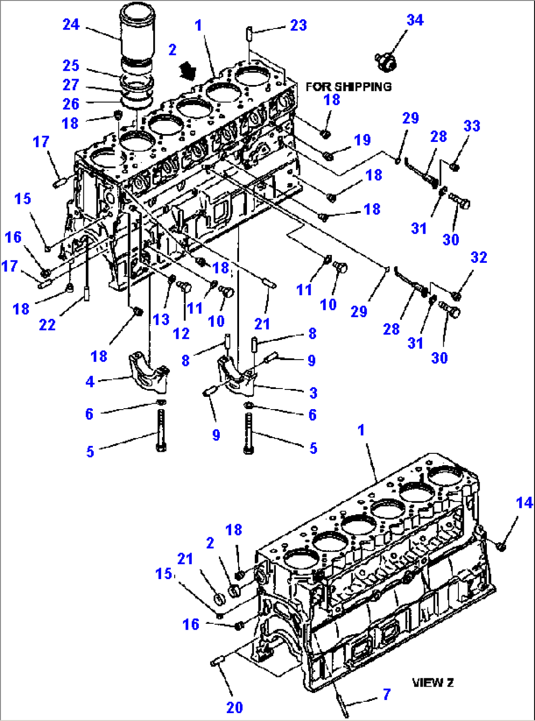 FIG. A2010-A6B9 CYLINDER BLOCK