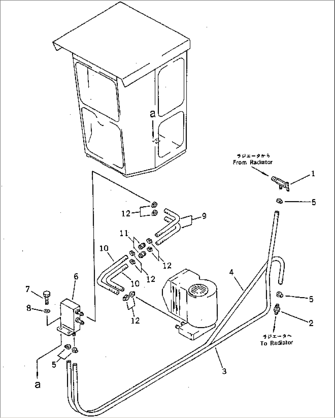 CAR HEATER MOUNTING