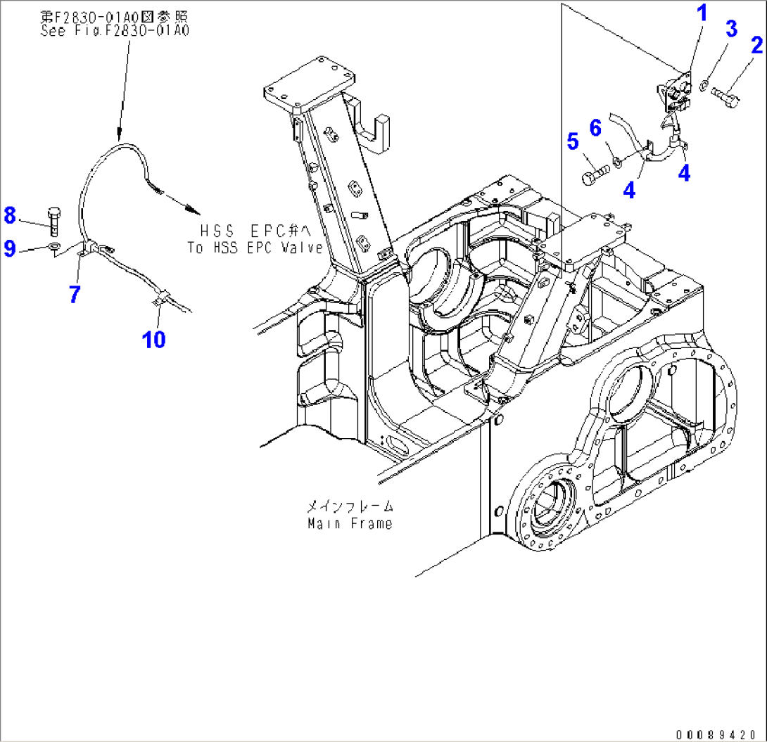 WIRING CLAMP (POWER TRAIN)(#1005-)