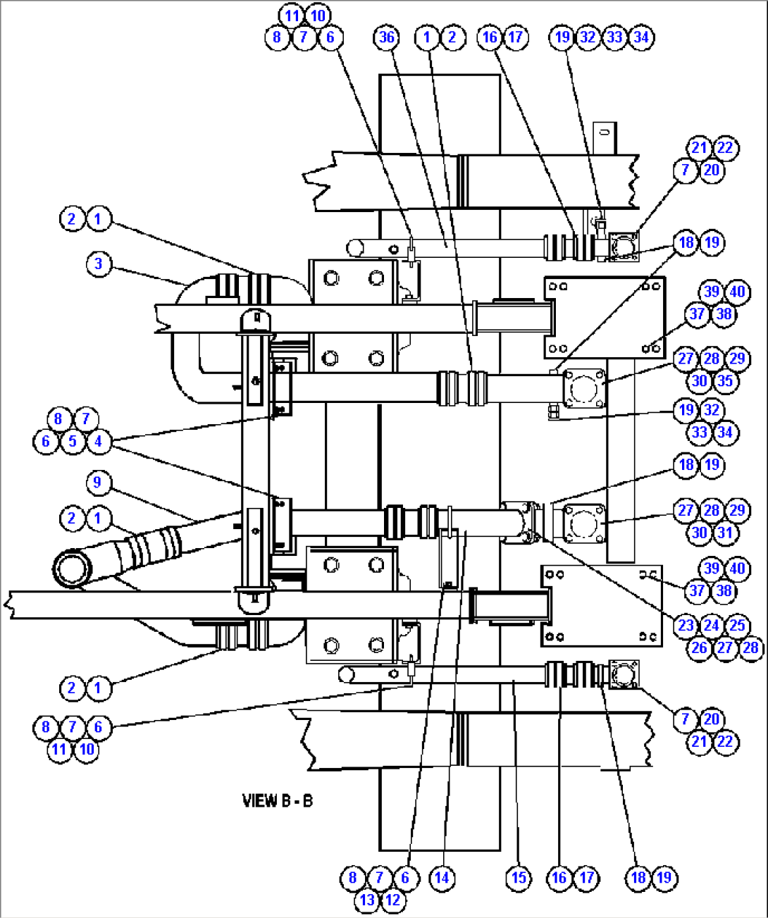RADIATOR PIPING & ENGINE MOUNTING - 1