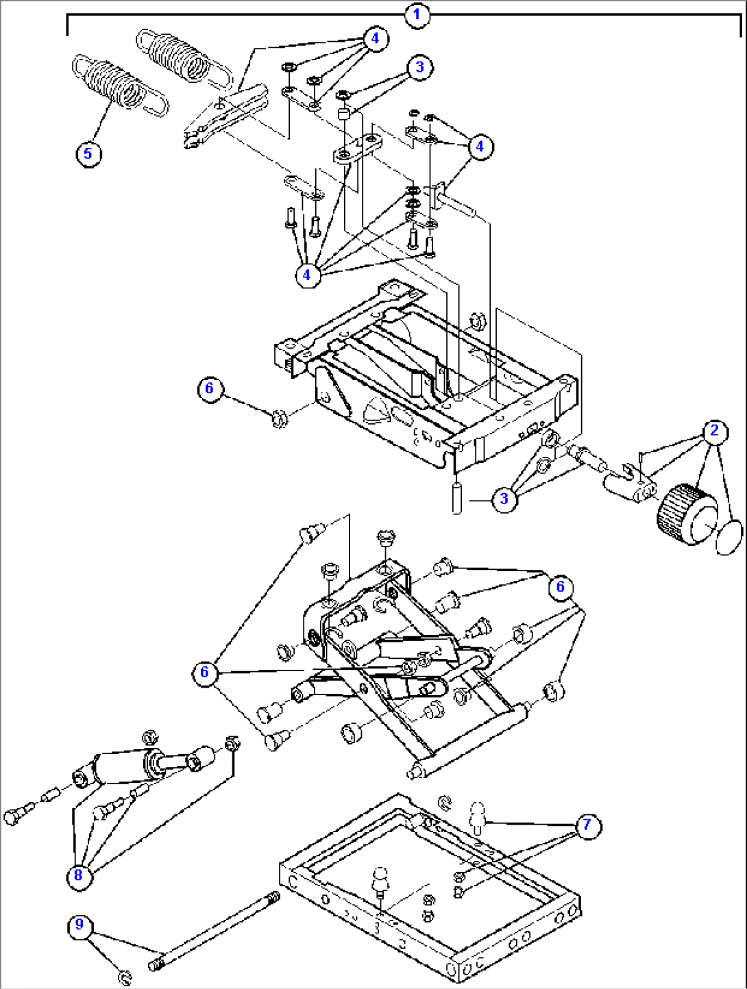 PASSENGER SEAT ASSEMBLY - 4 (PB9771)