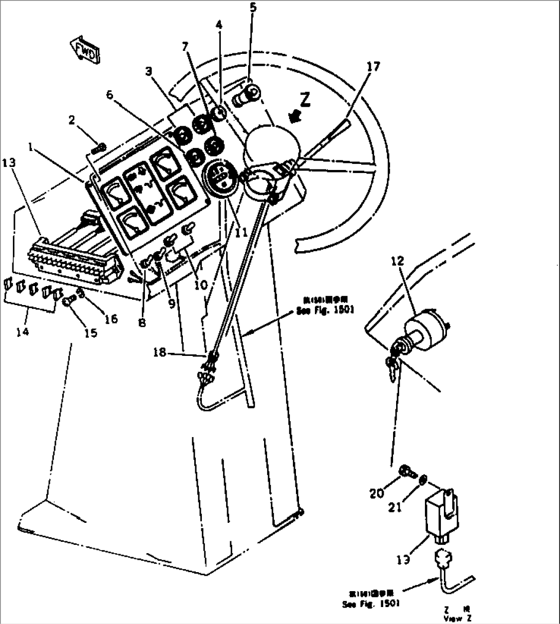 INSTRUMENT PANEL(#20001-)