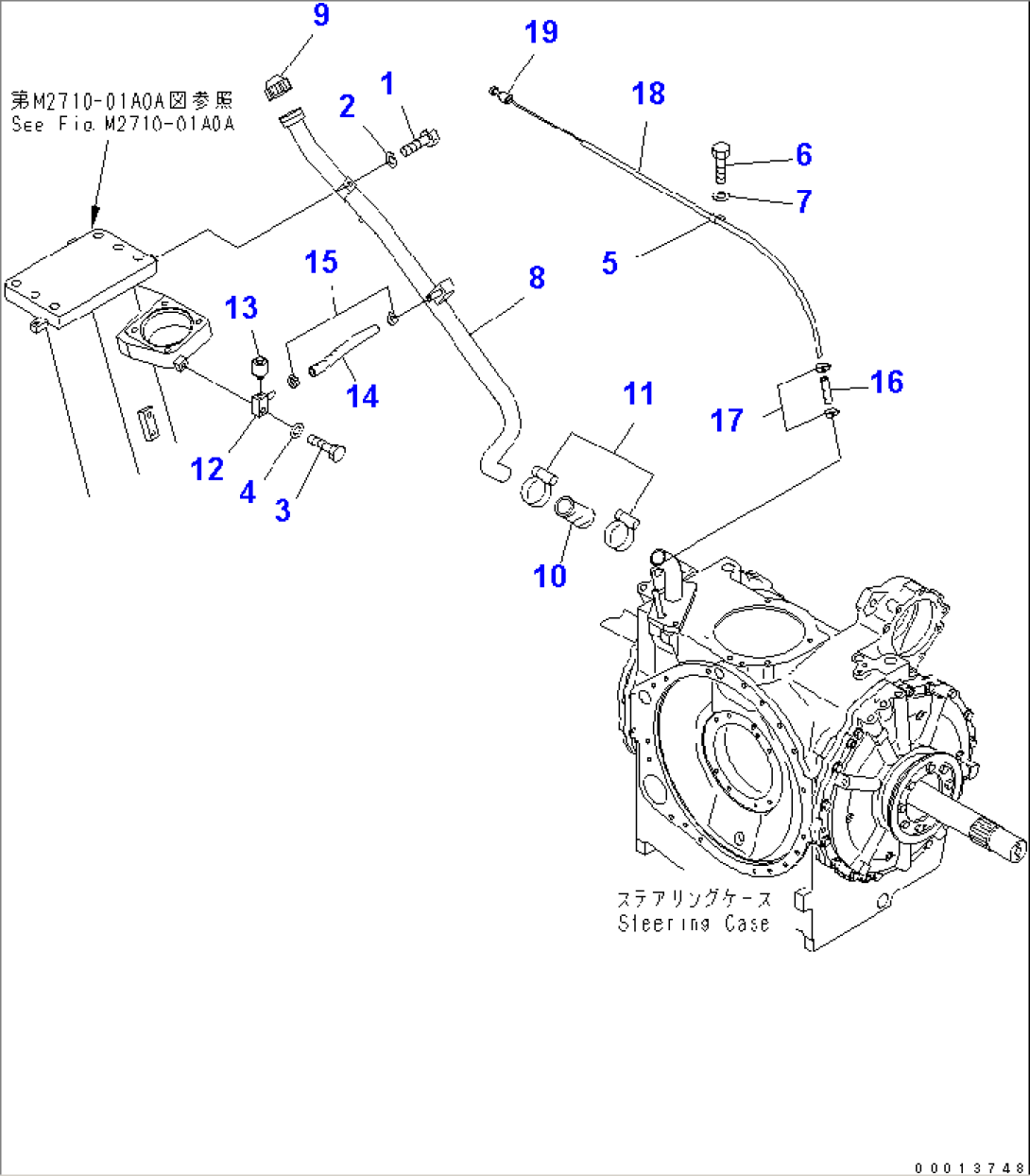 POWER LINE GAUGE PIPING(#76001-)