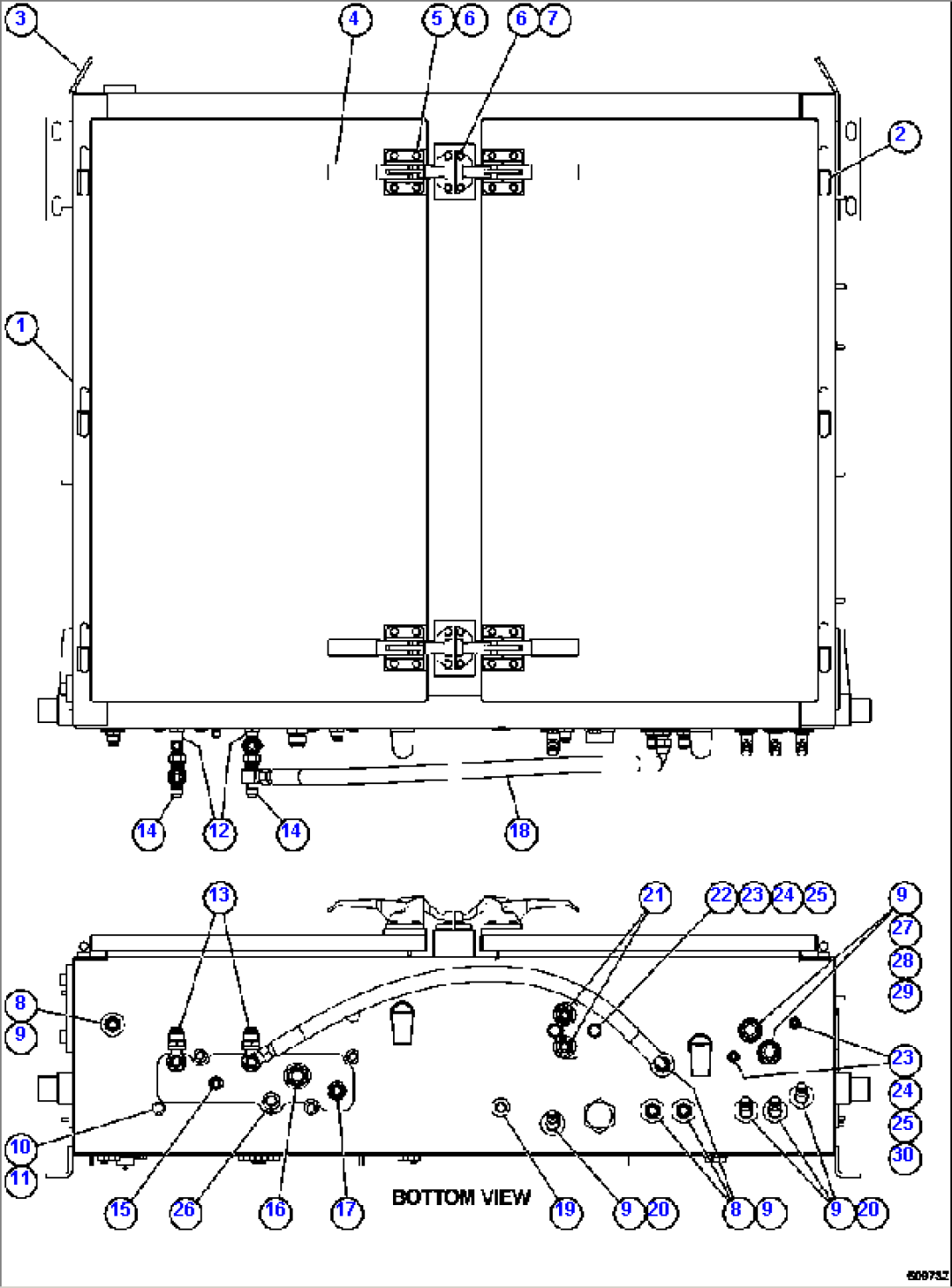 HYDRAULIC BRAKE CABINET ASSEMBLY