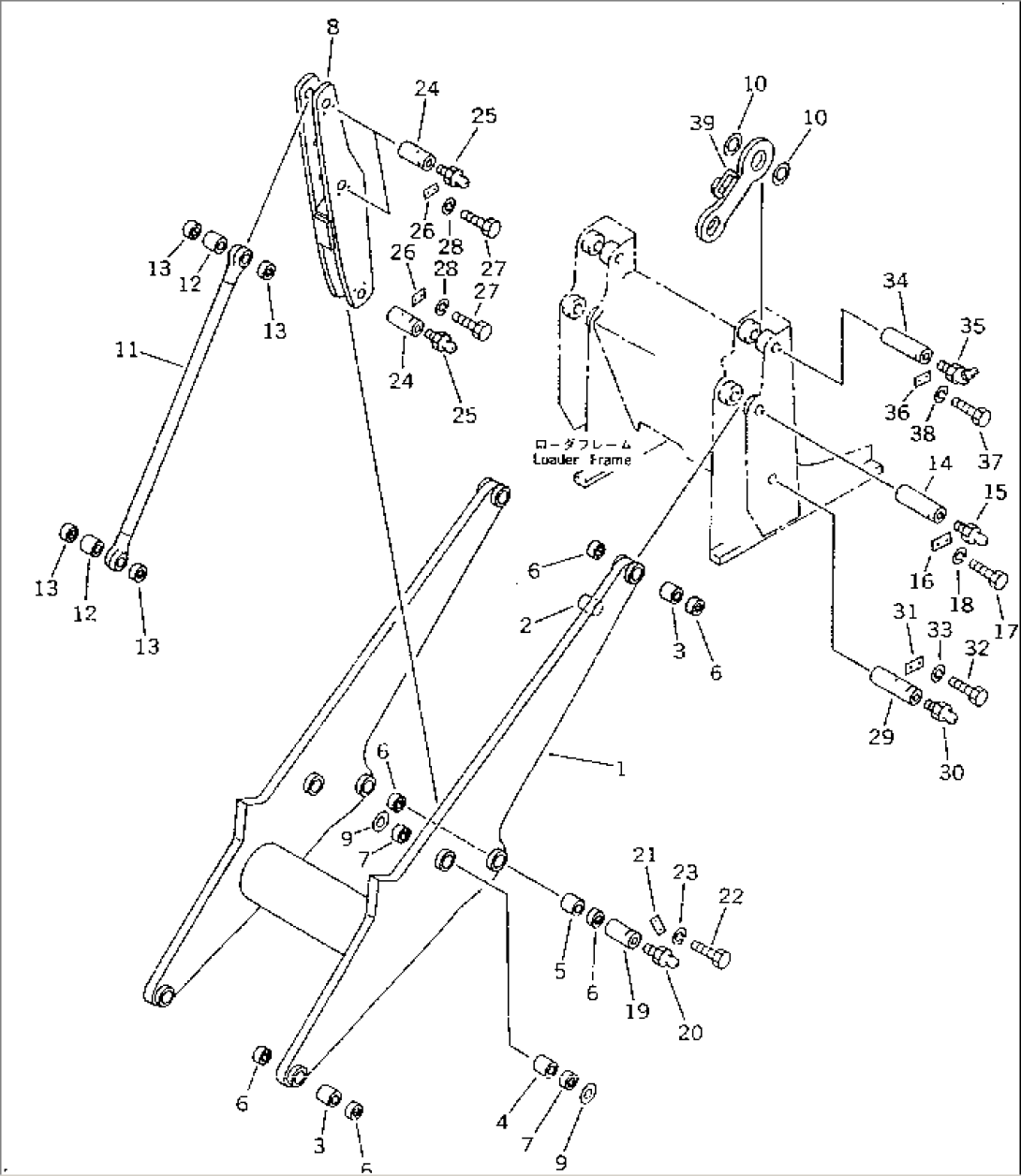 LIFT ARM (SEMI-LONG TYPE) (FOR KE)