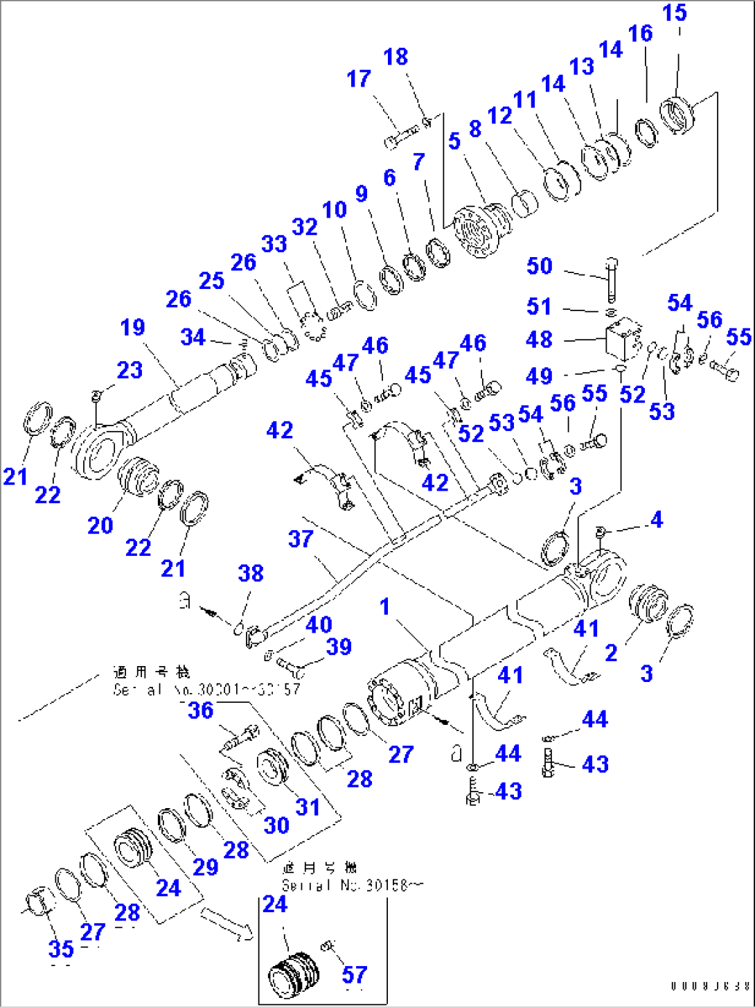 ARM CYLINDER (F0R BACKHOE)(#30001-)