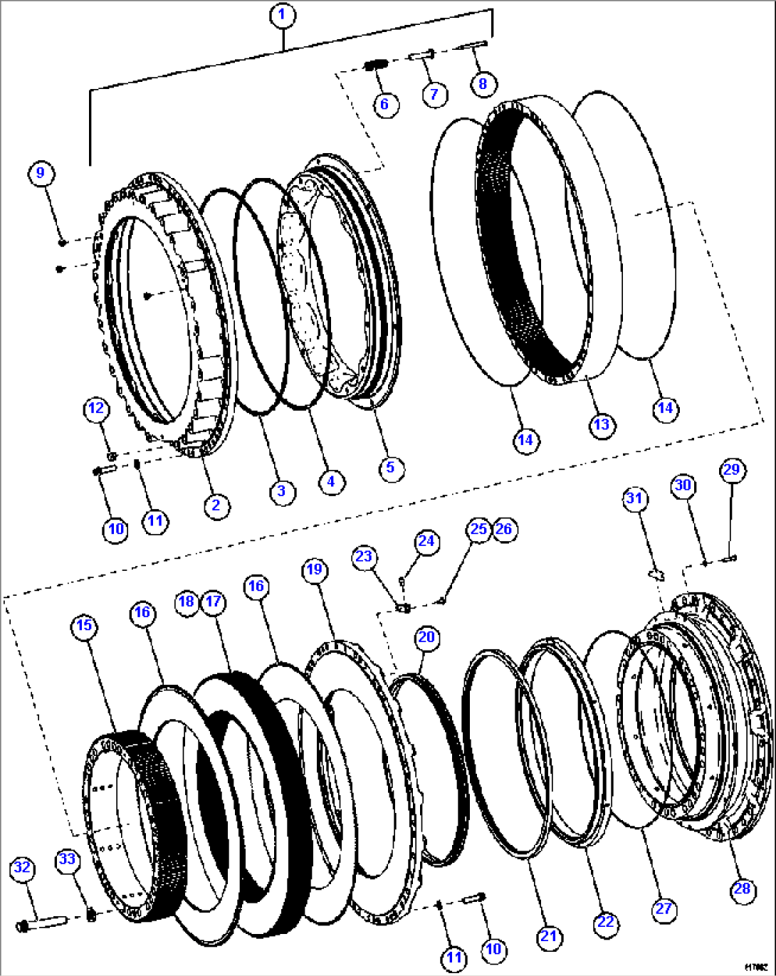 REAR BRAKE ASSEMBLY (XB0834)