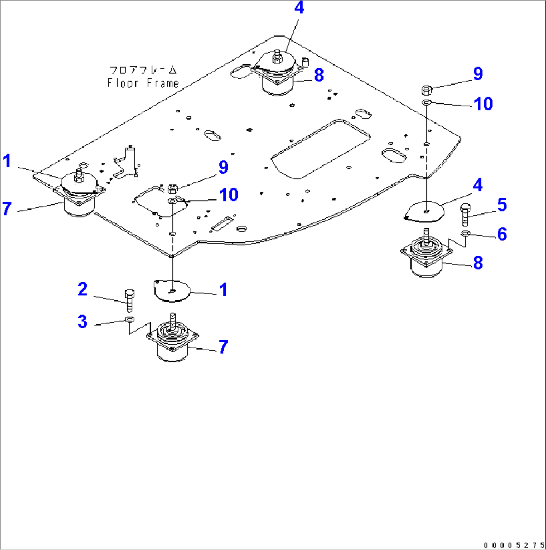 FLOOR MOUNT(#20001-)