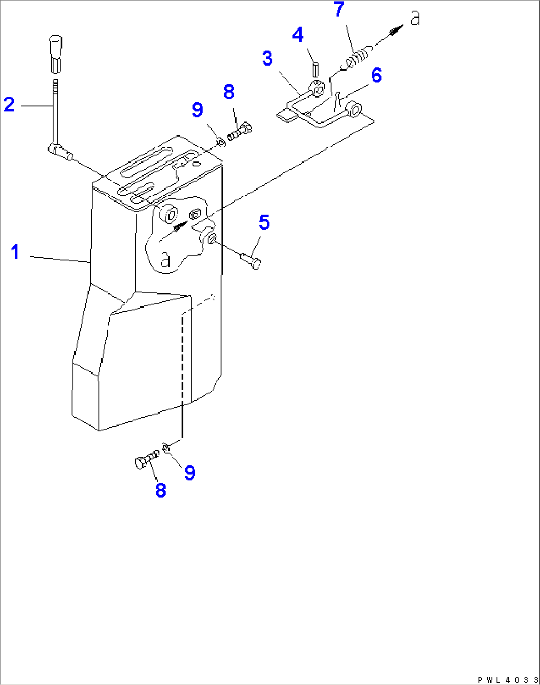 HOOK AND HIGH-LOW CONTROL LOCK LEVER(#31574-)