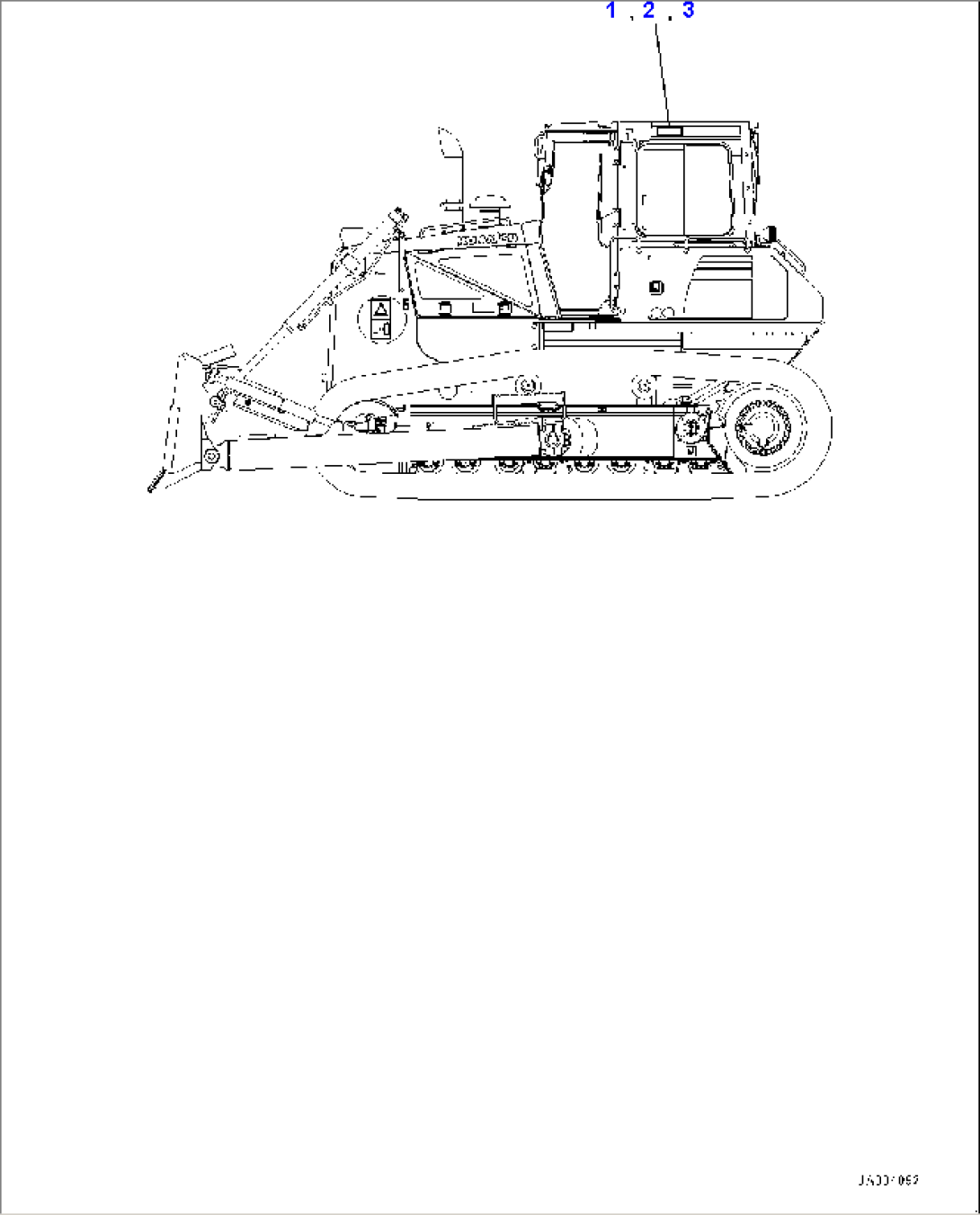 ROPS/FOPS Plate (#80005-)