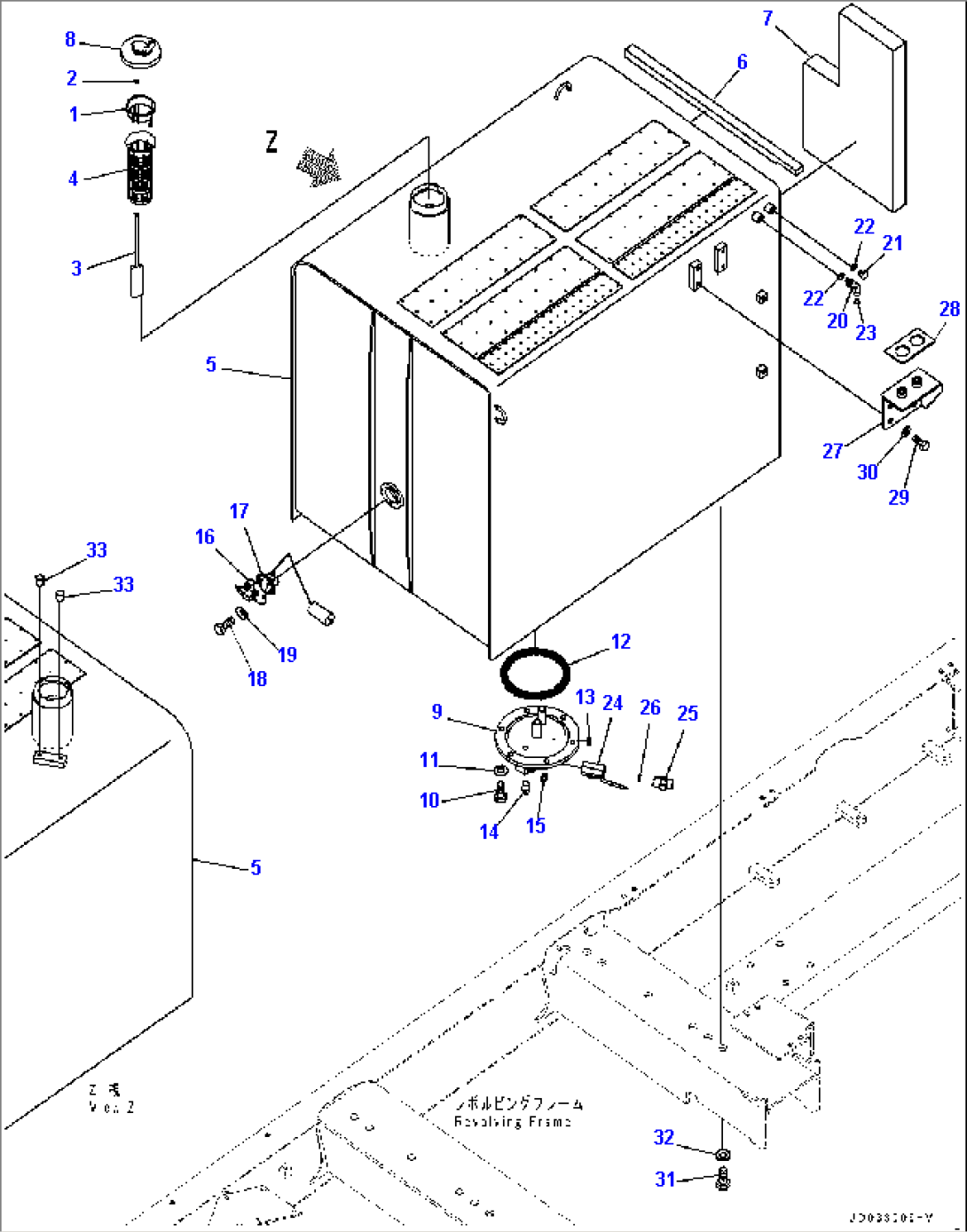 Fuel Tank, (#65001-65003)
