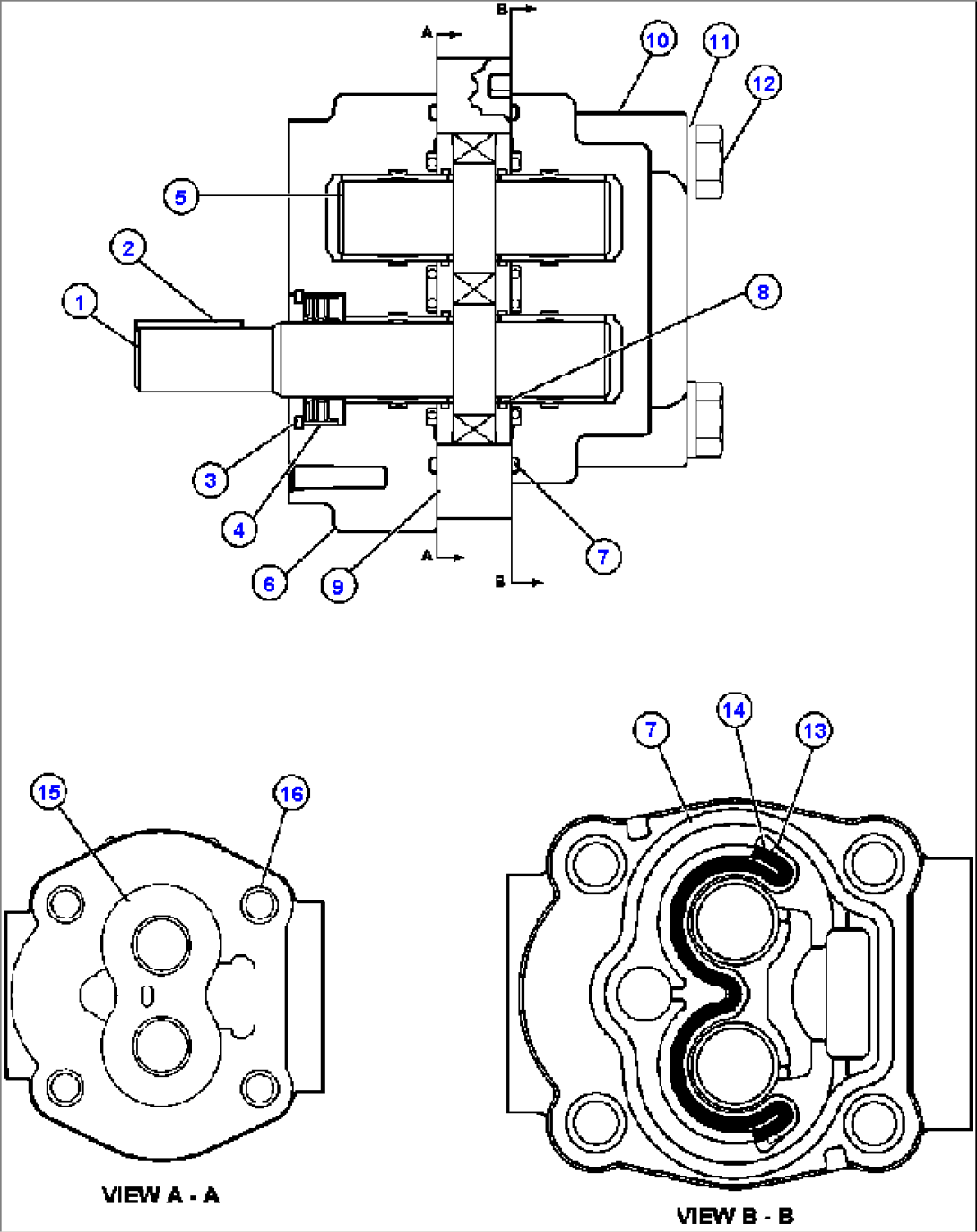 HYDRAULIC MOTOR ASSEMBLY (PC0245)