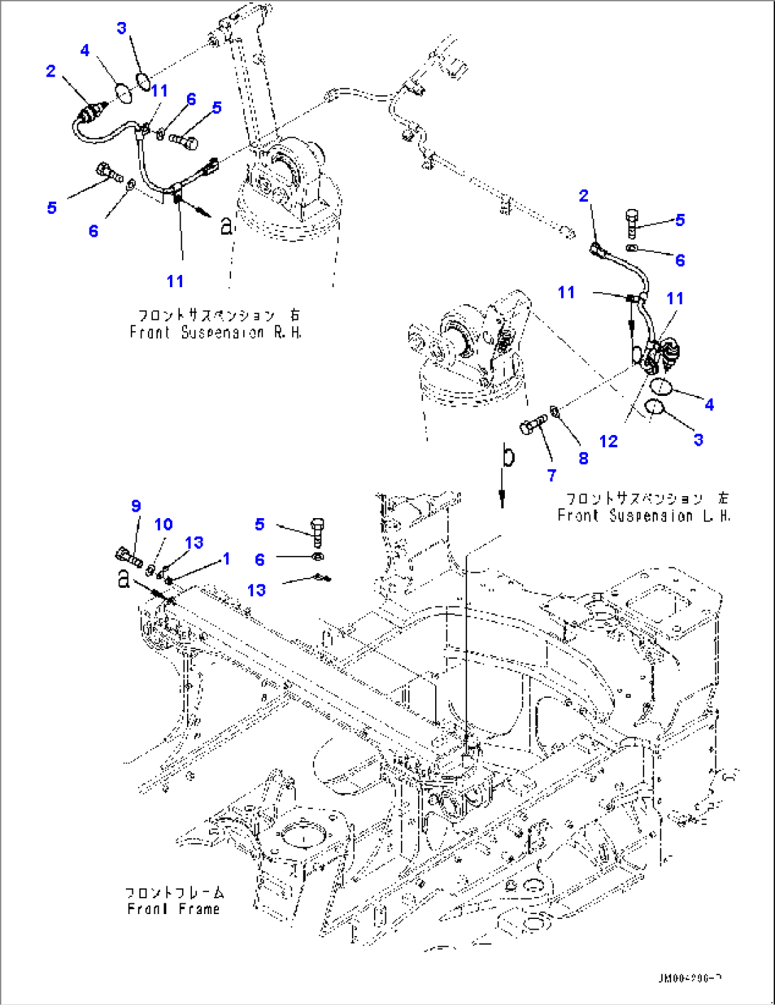 Payload Meter Wiring Harness, Sensor, Front (#5129-)