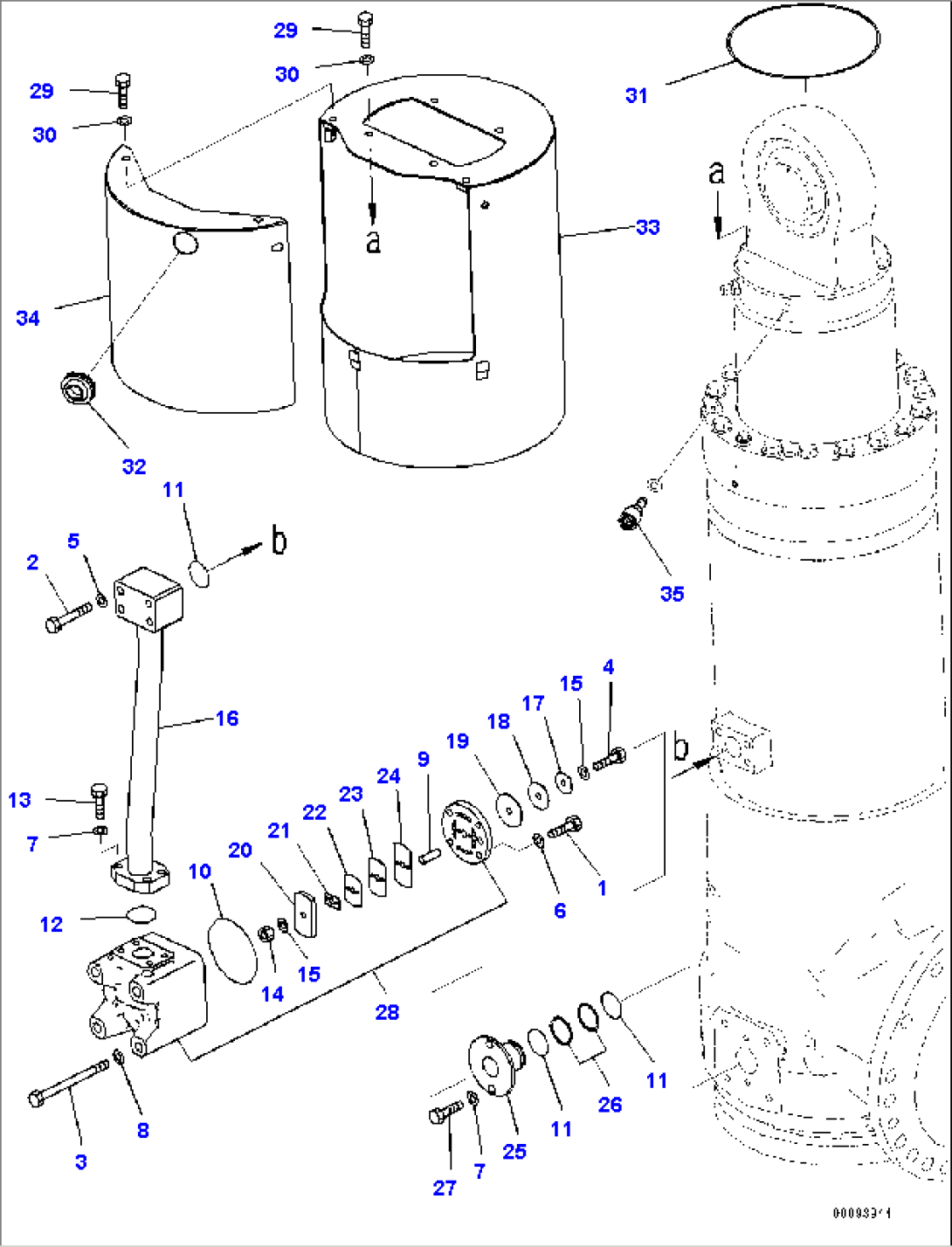 Front Drive Axle, Suspension, L.H. (2/2) (#80138-)