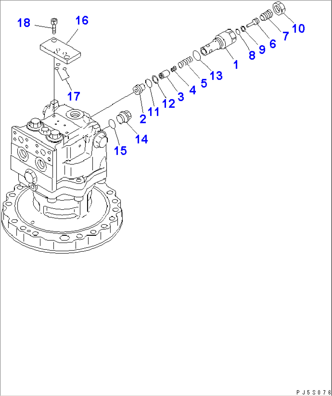 SWING MOTOR (3/3)(#52852-)