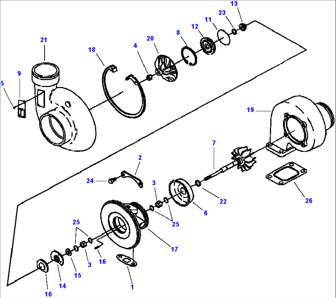 FIG. A1203-A2A6 TURBOCHARGER