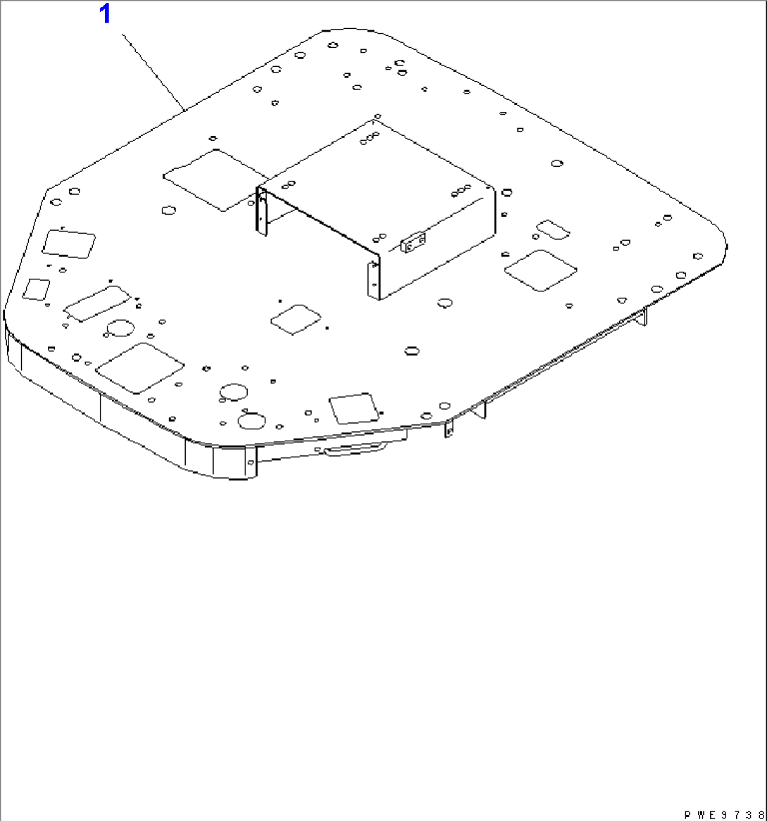 FLOOR FRAME (WITH MULTI COUPLER)(#10001-11500)