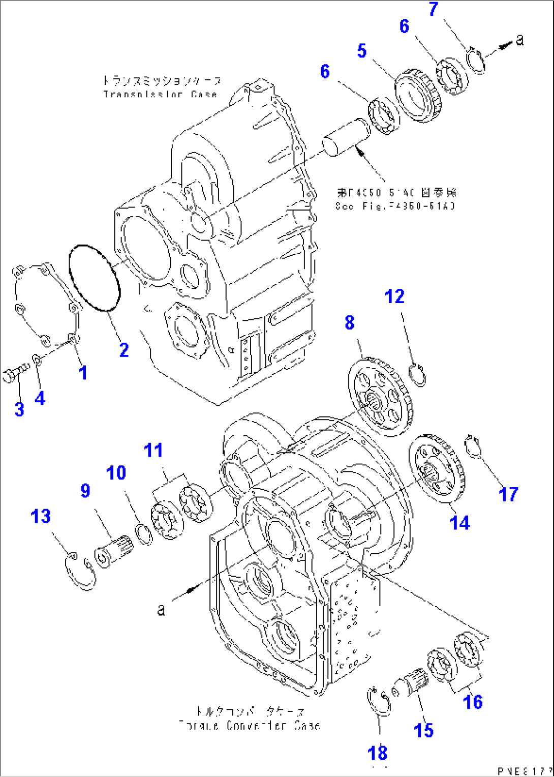 TRANSMISSION (P.T.O. AND IDLER) (FOR 3-SPEED)