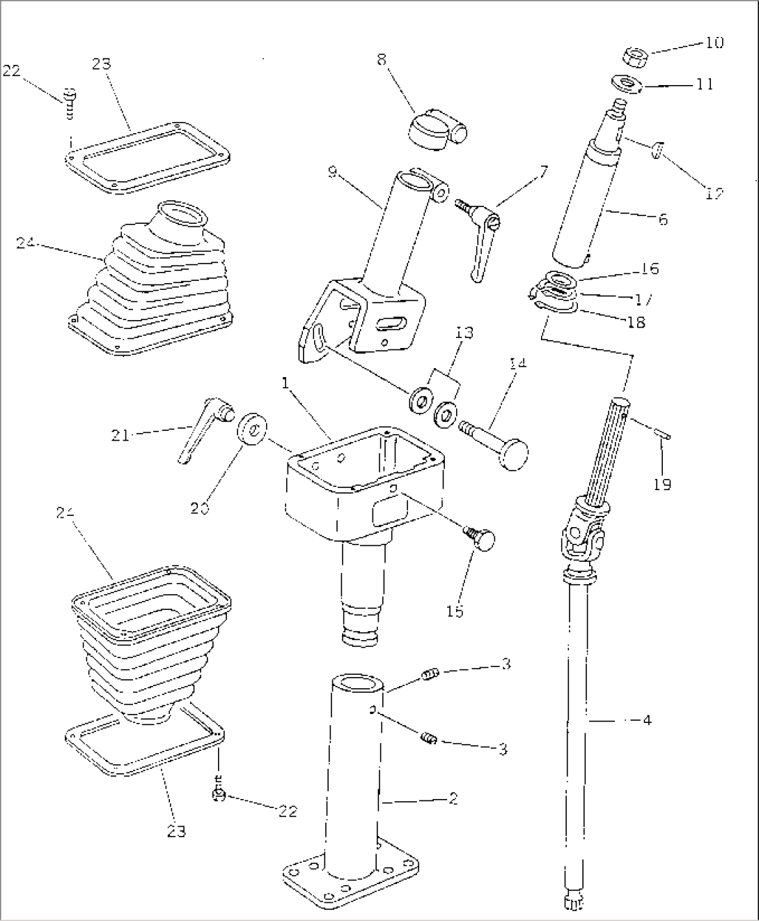 STEERING COLUMN(#313041-)