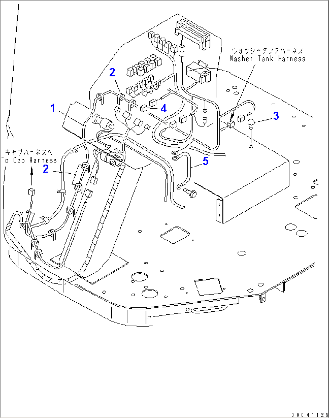 CAB ELECTRICAL (WITH MULTI COUPLER)(#11258-12000)