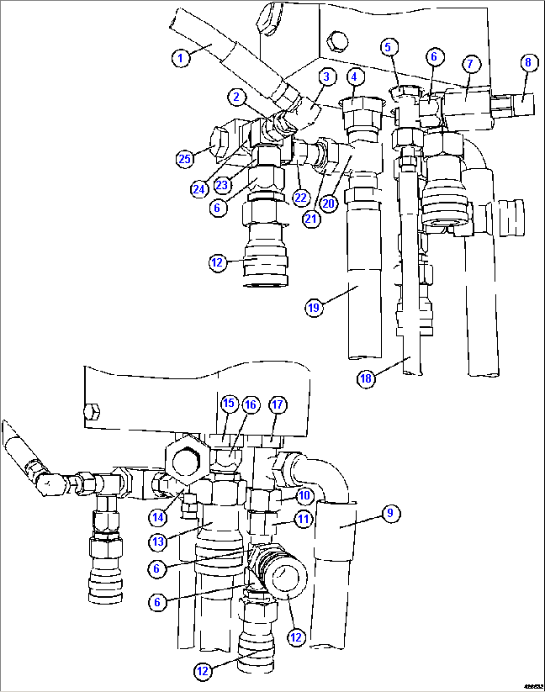 BLEEDDOWN MANIFOLD PIPING 2/2