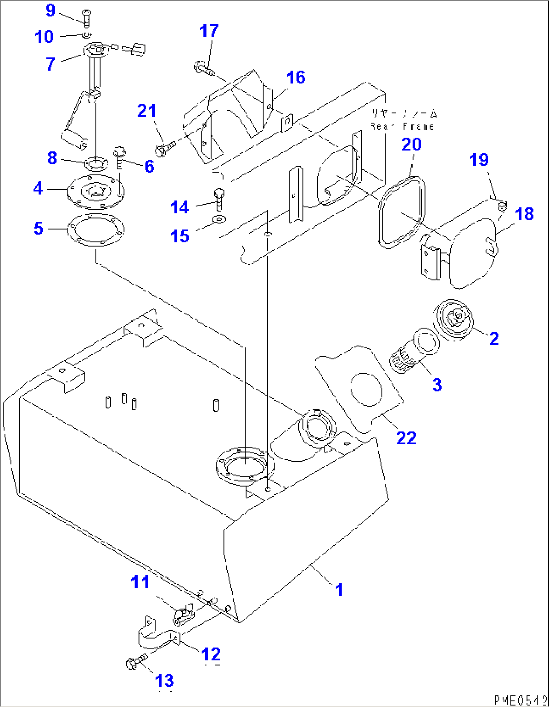 FUEL TANK(#50001-)