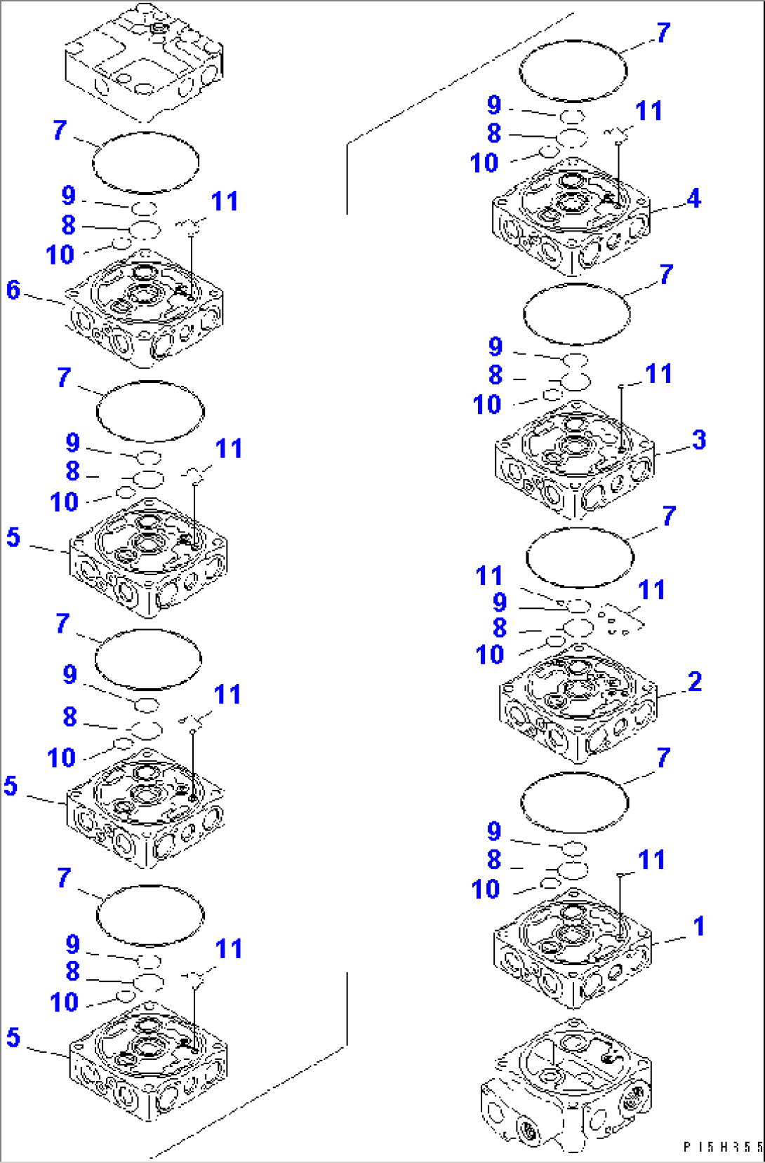 CONTROL VALVE (8-VALVE) (1/13)