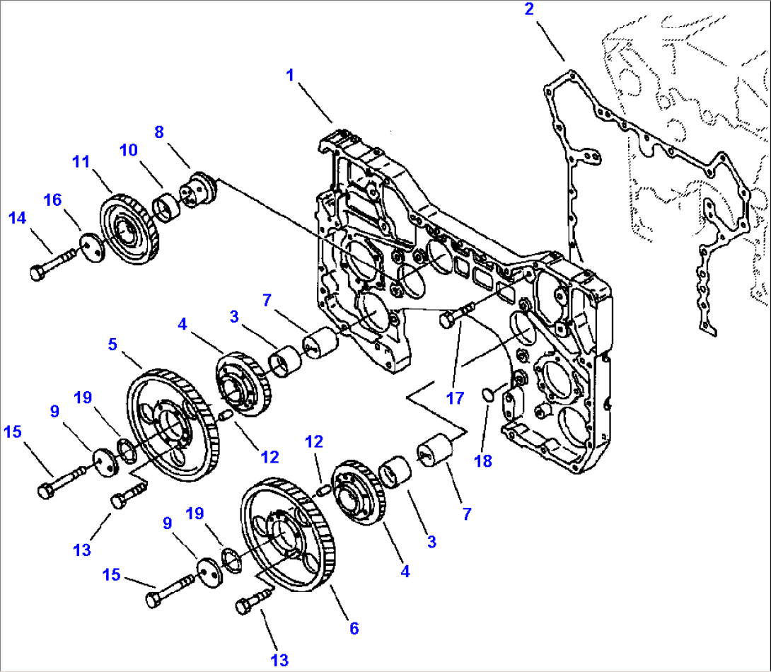 FIG. A2109-A7A4 GEAR HOUSING