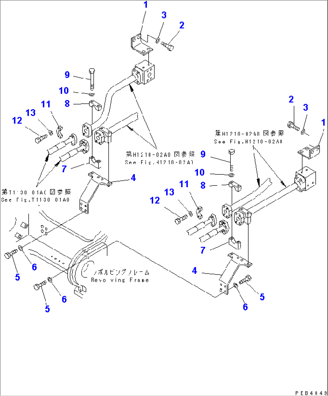 VALVE DELIVERY PIPING (BOOM) (BRACKET SIDE)(#K30001-K31999)