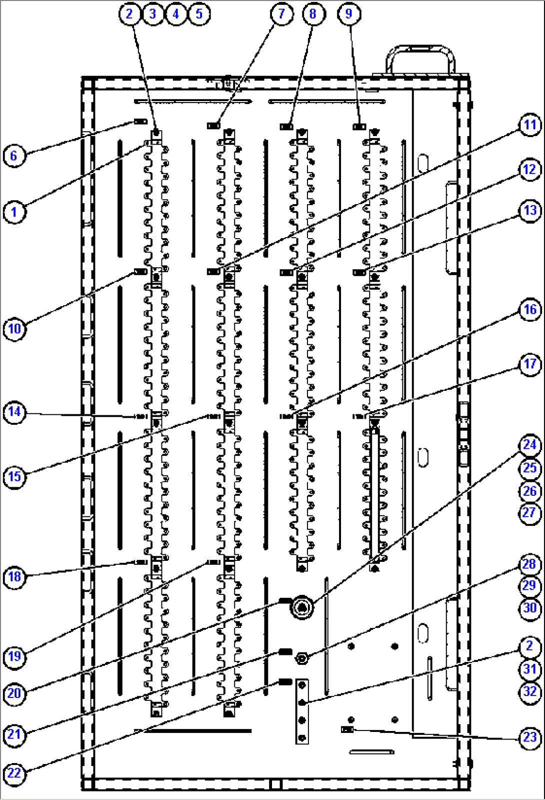 AUXILIARY CONTROL CABINET COMPONENTS - 3