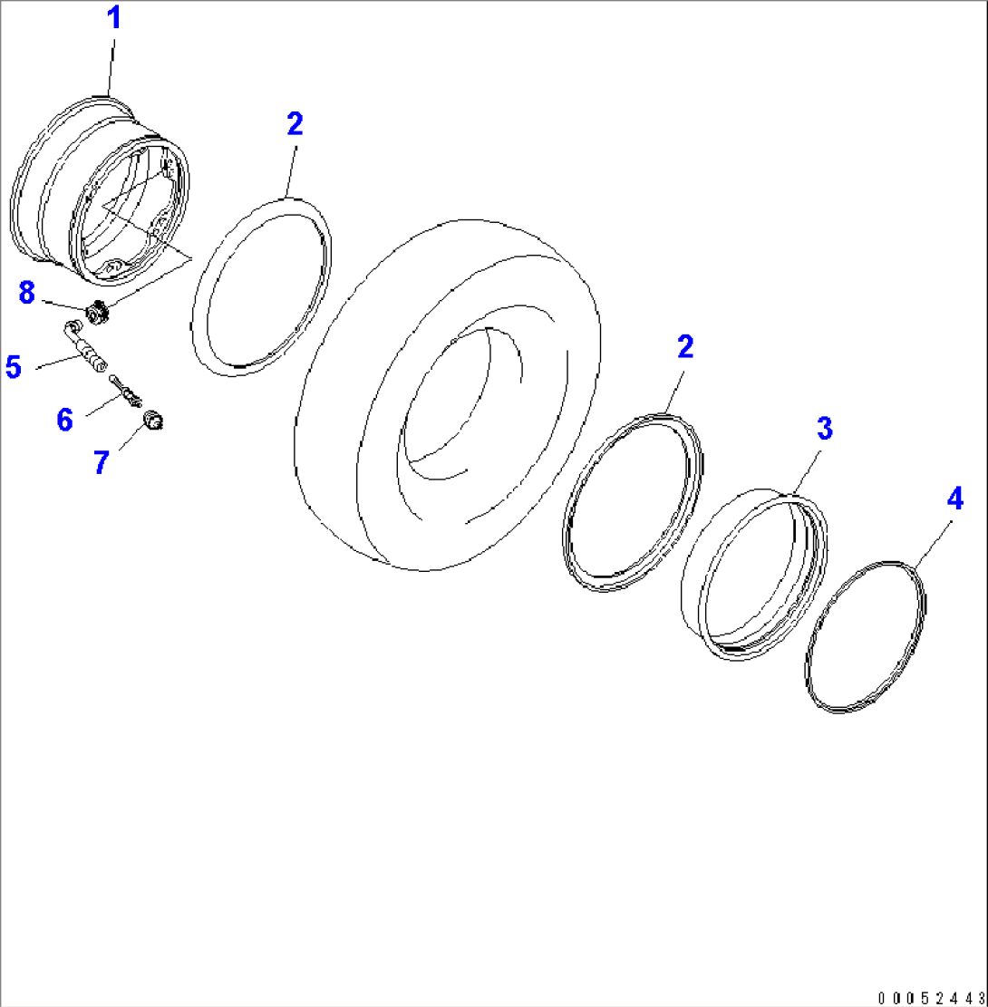 RIM (FOR FRONT WHEEL)(#11001-)