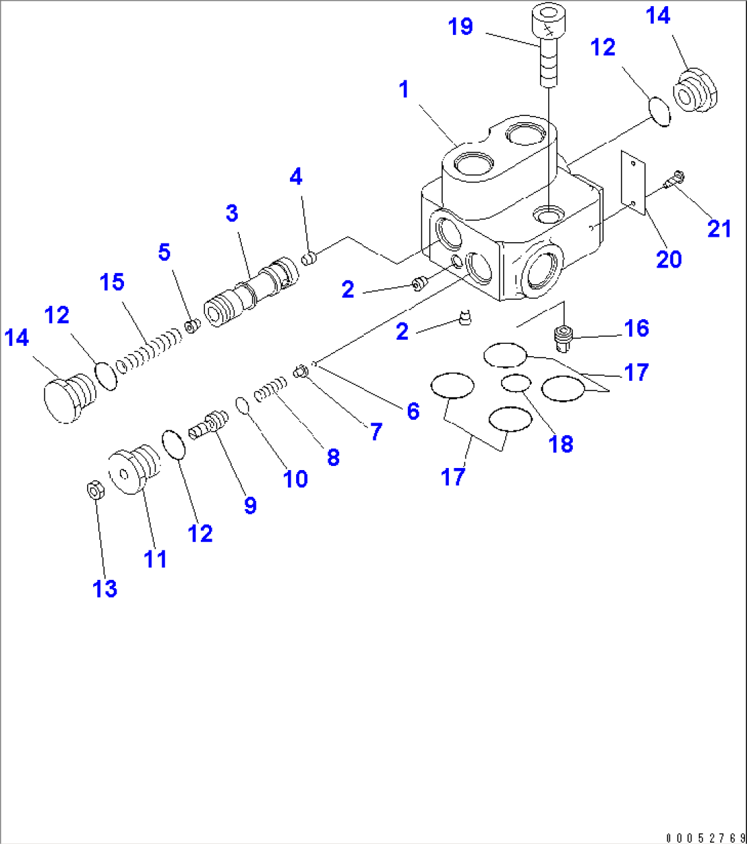 PRIORITY VALVE (INNER PARTS)