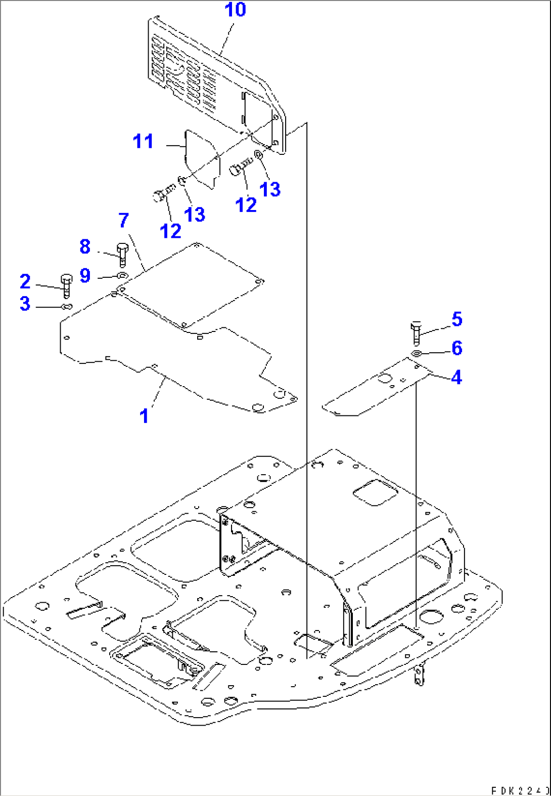 FLOOR COVER (FLOOR COVER) (FOR AIR CON)