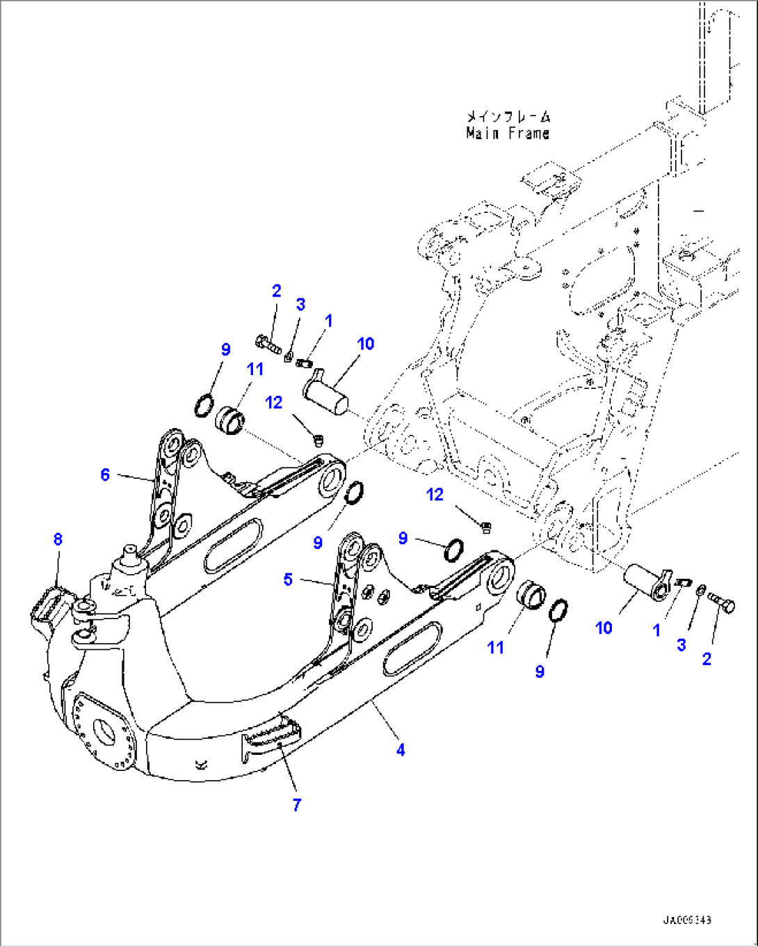 Dozer Frame (#30001-)