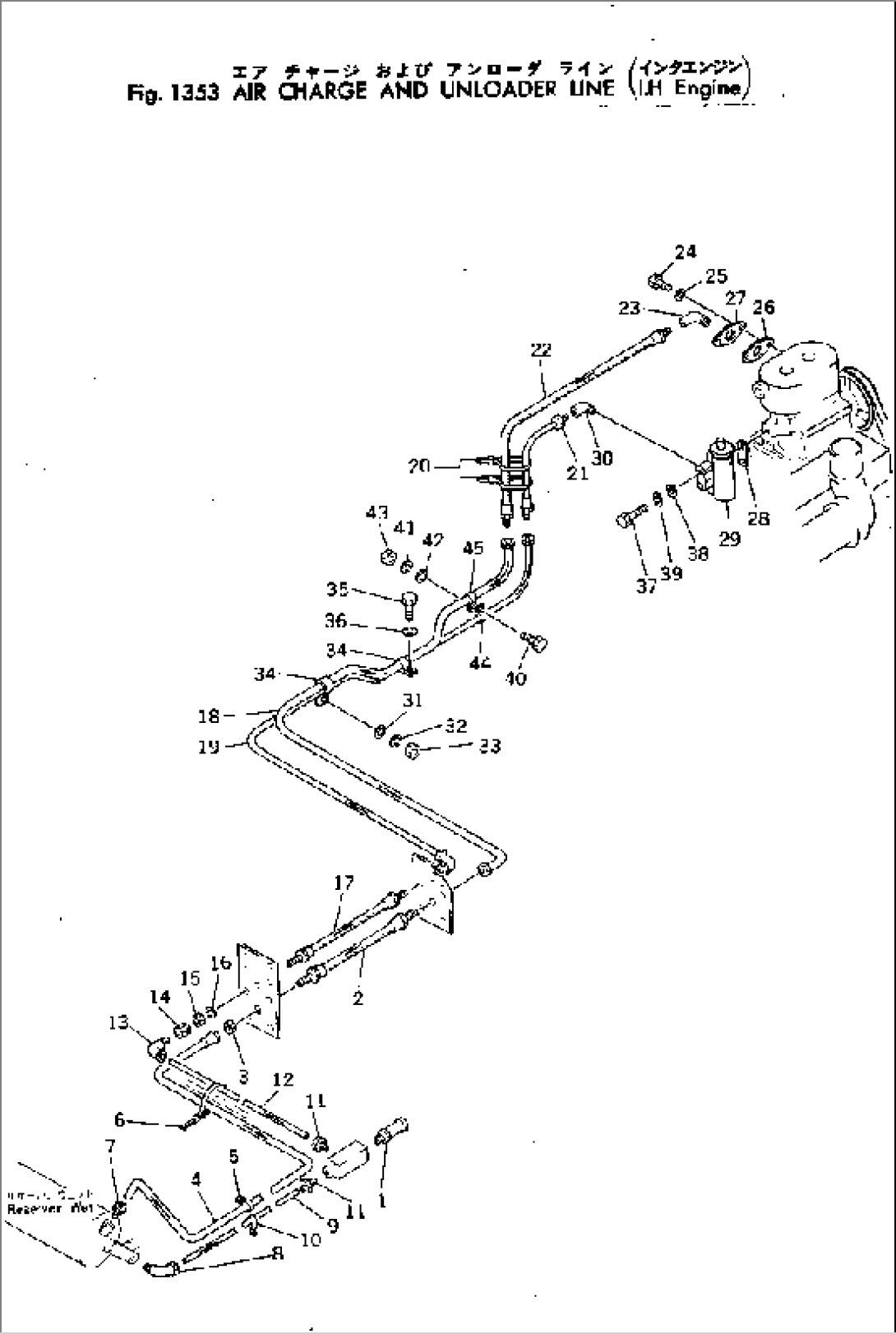 AIR CHARGE AND UNLOADER LINE