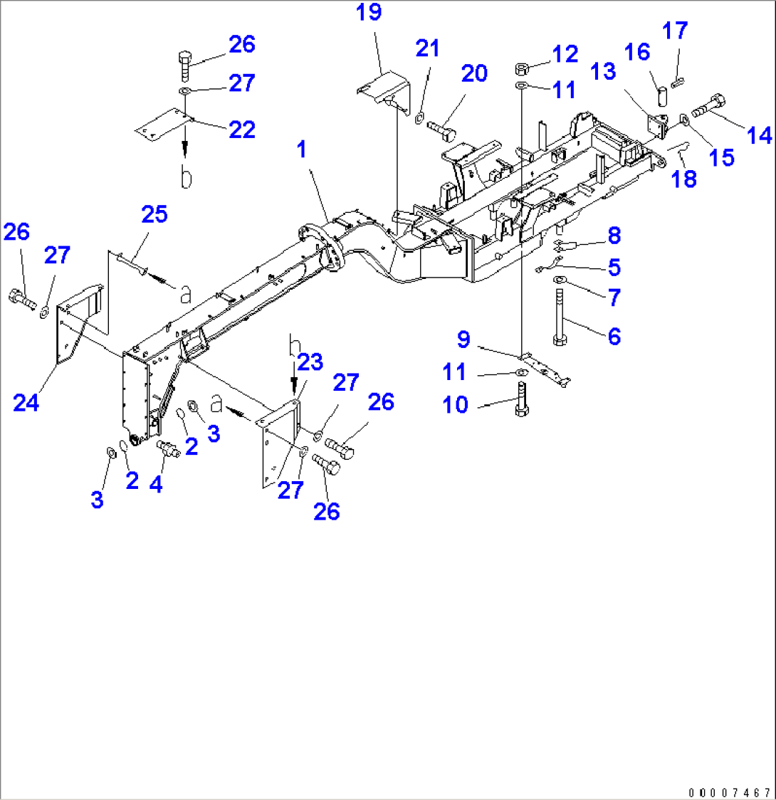 FRAME (WITH ROPS)