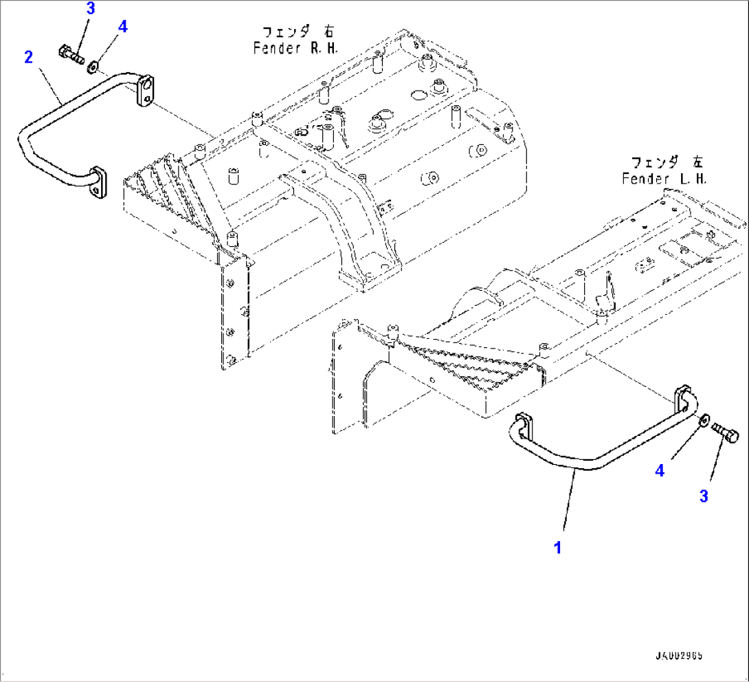 Fender Group, Handrail (#80001-)