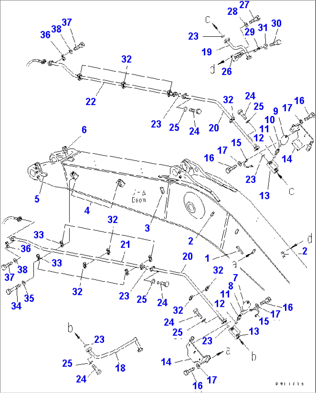 BOOM (7.3M) (FOR ADDITIONAL PIPING) (KIT)