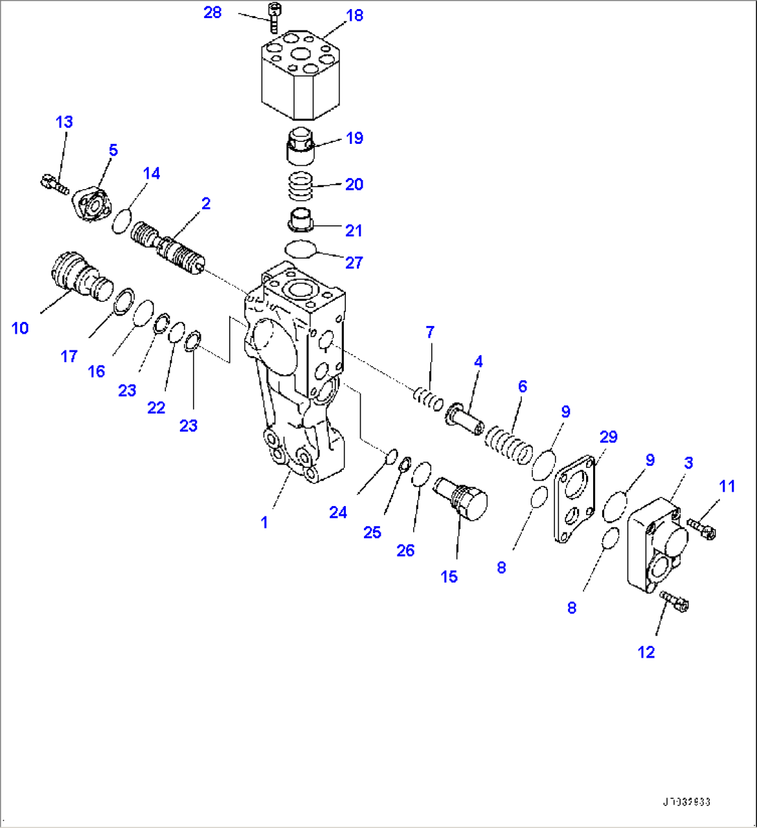 Boom, Arm Cylinder Piping (2/5) (#65001-)